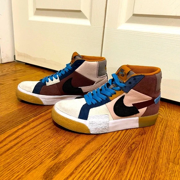 nike sb zoom blazer mid premium mosaic brown